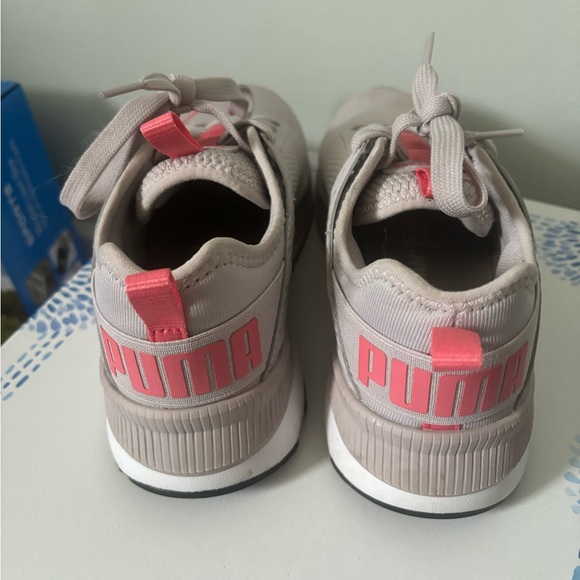 Puma Women's Pink and Gray Sneakers - Picture 3 of 4